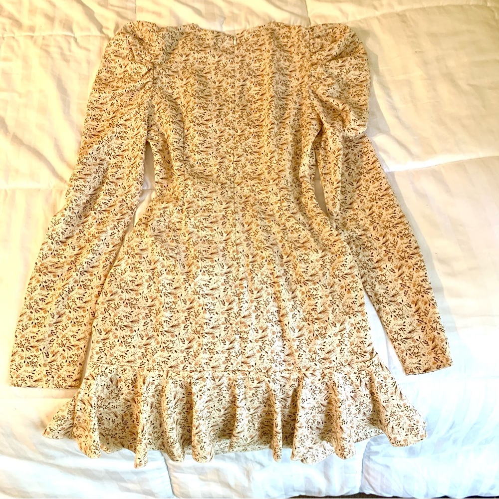 Floral Print Ruffle Dress - Picture 4 of 6